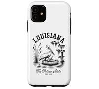 Chemise Louisiana Pelican State Swamp and Wildlife Vintage Coque pour iPhone 11