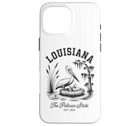 Chemise Louisiana Pelican State Swamp and Wildlife Vintage Coque pour iPhone 16 Pro Max