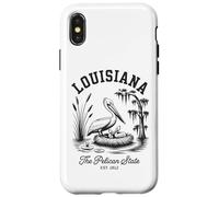 Chemise Louisiana Pelican State Swamp and Wildlife Vintage Coque pour iPhone X/XS