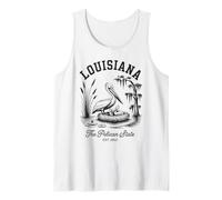 Chemise Louisiana Pelican State Swamp and Wildlife Vintage Débardeur
