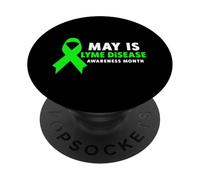 Chemise maladie de Lyme - Mai est Le Mois de Sensibilisation à la maladie de Lyme PopSockets PopGrip Adhésif