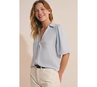 Chemise manches courtes - A Vermeery - S - Bleu - Femme - Etam