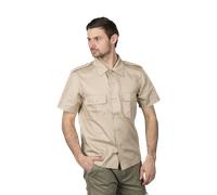 Chemise Manches Courtes Brandit US BeigeS Beige