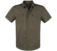 Chemise manches courtes de Brandit - Roadstar - S à 5XL - pour Homme - olive S