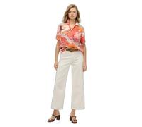 Superdry Beach Resort Short Sleeve Shirt Orange S Femme