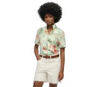 Superdry Beach Resort Short Sleeve Shirt Vert 2XS Femme
