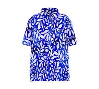 Chemise manches courtes oversize en viscose enfant Guess Bleu 8 ans