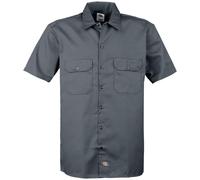 Chemise manches courtes Rockabilly de Dickies - Chemise À Manches Courtes Work - M à XXL - pour Homme - anthracite L