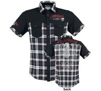 Chemise manches courtes Rockabilly de Rock Rebel by EMP - Hard Decisions - S à 5XL - pour Homme - noir 4XL