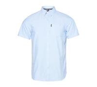 Chemise Manches Courtes Superdry Oxford S/S Shirt Classic Blue Bleu Ciel Xl