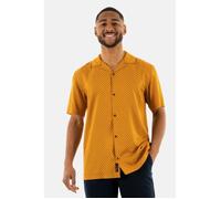 Superdry Chemise Manches Courtes Short Sleeve Revere 70s 2hi Mini geo Tan Print L