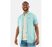 Chemise manches courtes superdry seersucker gut mint gingham