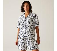 Chemise Manches Courtes Ville Femme Regatta Salise Fleur Navy White