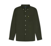 Lyle & Scott Plain Oxford Long Sleeve Shirt Vert M Homme