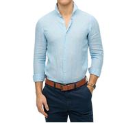 Chemise Manches Longue Superdry Vacation Linen - Bleu Clair-Chambray S