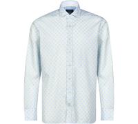 Chemise manches longues Ã imprimÃ©e mosaÃ¯que Hackett Daisey Bleu M