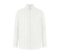 Chemise manches longues Ã rayures Guess Blanc M