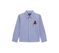 Chemise manches longues ajustable enfant Guess Oxford Blanc 3 ans