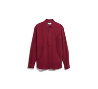Chemise manches longues Armedangels Corduroy Rouge M