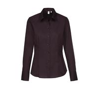 Chemise manches longues boutonnée femme Seidensticker Regular Fit Kent Noir 34
