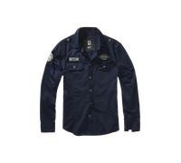Chemise Manches Longues Brandit Luis Vintage Bleu MarineM Bleu Marine