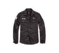 Brandit Luis Vintage Long Sleeve Shirt Noir M Homme