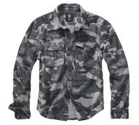 Brandit Chemise manches longues Vintage homme gris camouflage Taille XXL