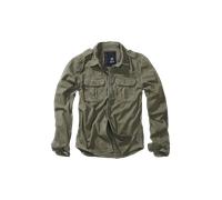 Brandit Vintage Long Sleeve Shirt Vert 2XL Homme