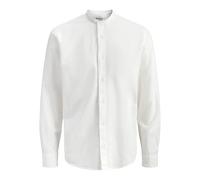 Chemise manches longues col Ã bande Jack & Jones Breeze Blanc 2XL