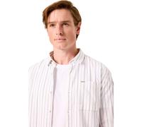 Chemise manches longues col mao Garcia Regular Fit Bleu M