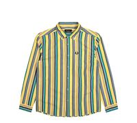 Chemise manches longues dÃ©contractÃ©e Fred Perry stripes Jaune S
