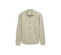 Chemise manches longues dÃ©contractÃ© teinte en piÃšce Tom Tailor Denim Marron 2XL