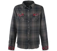 Chemise manches longues de Brandit - Duncan - S à XXL - pour Homme - marron/noir XL