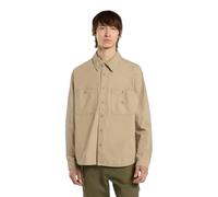 Dickies Canvas Long Sleeve Shirt Beige S Homme