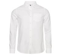 Superdry Chemise Oxford en coton manches longues blanc Homme 2XL