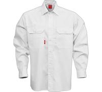 Chemise manches longues en coton Fristads 7386 BKS Blanc 2XL