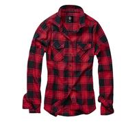 Brandit Chemise en flanelle Amy Manches longues Femme Rouge/Noir Taille XL