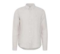 Chemise manches longues en lin Casual Friday Anton Gris XL