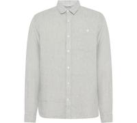 Chemise manches longues en lin KnowledgeCotton Apparel Gris XL
