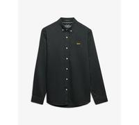 Chemise manches longues en lin Superdry Noir XL