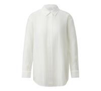 Chemise manches longues en lyocell structurÃ© semi-transparent femme COMMA Blanc 32