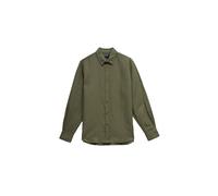 Chemise manches longues en mÃ©lange de lin Salsa Jeans Vert S