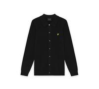 Chemise manches longues en maille de coton Lyle & Scott Noir L