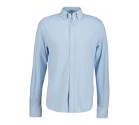 Chemise manches longues en piquÃ© stretch Gant Bleu S