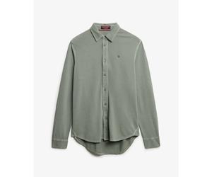 Chemise manches longues en piquÃ© Superdry Vintage Destroy Vert S