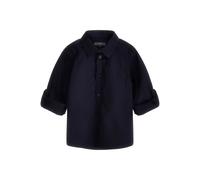 Chemise manches longues en popeline bébé Guess Bleu 3/6 mois