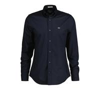 Chemise manches longues en popeline Gant Slim Classic Noir L