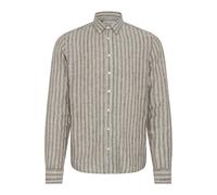 Chemise manches longues en rayure Casual Friday Dallas Marron 2XL