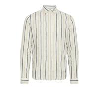 Chemise manches longues en rayure Casual Friday Dylan Beige M