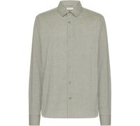 Chemise manches longues en twill lÃ©ger coupe rÃ©guliÃšre KnowledgeCotton Apparel Vert XL
